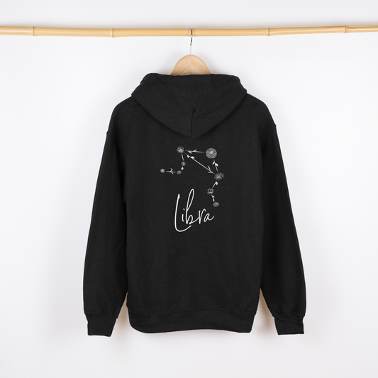 LIBRA Floral Constellation Hoodie/Zip-up/Crewneck