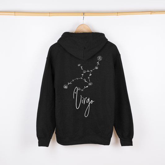 VIRGO Floral Constellation Hoodie/Zip-up/Crewneck