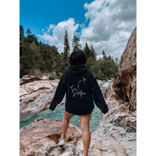 SCORPIO Floral Constellation Hoodie/Zip-up/Crewneck