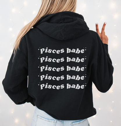 PISCES Babe Zodiac Hoodie/Zip-up/Crewneck